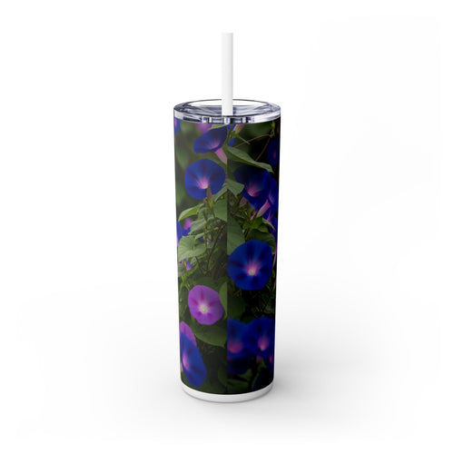 Skinny Tumbler with Straw – 20 oz Stainless Steel Cup