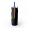 Skinny Tumbler with Straw – 20 oz Stainless Steel Cup