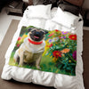 Sweatshirt Blanket – Plush Fleece Throw, 2 Size Options