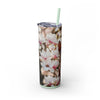 Skinny Tumbler with Straw – 20 oz Stainless Steel Cup