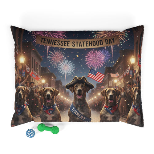 Tennessee Statehood Celebration Dog Bed