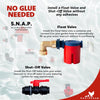 RentACoop Secure Non-Adhesive PVC (S.N.A.P) Watering System Union Tee Pack of 2