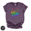 Rainbow Skull Tee | Colorful Gothic Graphic T-Shirt