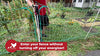 RentACoop Gate Handle Kit for Electric and Non-Electric Fencing - includes Handles, Hooks, Stakes, Guylines, and Pegs - Posts Not Included
