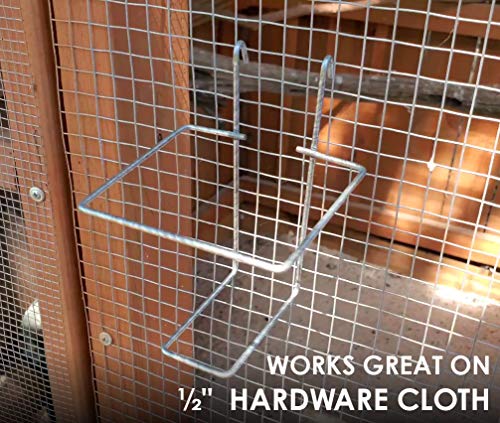 Wire Bracket for RentACoop 32oz Chicken and Small Animal Drinking Bottle