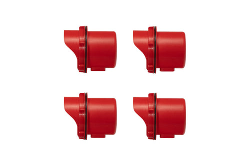 RentACoop Chick2Chicken DIY Medium 4-Port Feeder Kit with Built-In Slider Port Covers