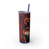 Skinny Tumbler with Straw – 20 oz Stainless Steel Cup