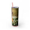 Skinny Tumbler with Straw – 20 oz Stainless Steel Cup