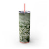 Skinny Tumbler with Straw – 20 oz Stainless Steel Cup