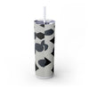 Skinny Tumbler with Straw – 20 oz Stainless Steel Cup