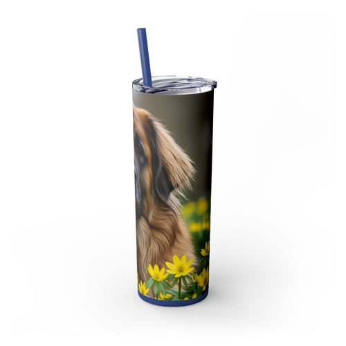 Skinny Tumbler with Straw – 20 oz Stainless Steel Cup