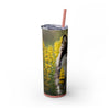 Skinny Tumbler with Straw – 20 oz Stainless Steel Cup