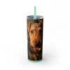 Skinny Tumbler with Straw – 20 oz Stainless Steel Cup