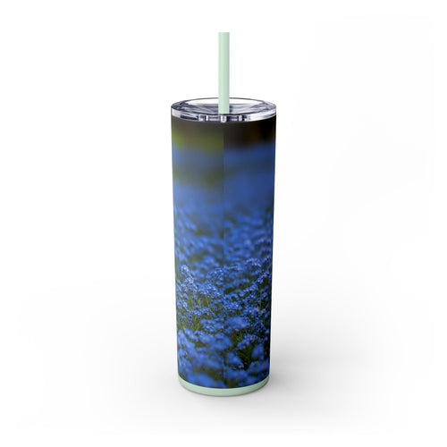 Skinny Tumbler with Straw – 20 oz Stainless Steel Cup