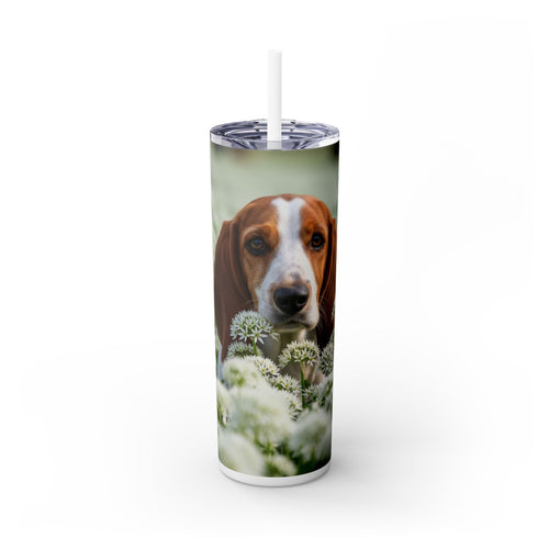 Skinny Tumbler with Straw – 20 oz Stainless Steel Cup