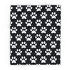 Cozy Paw Print Arctic Fleece Dog Blanket