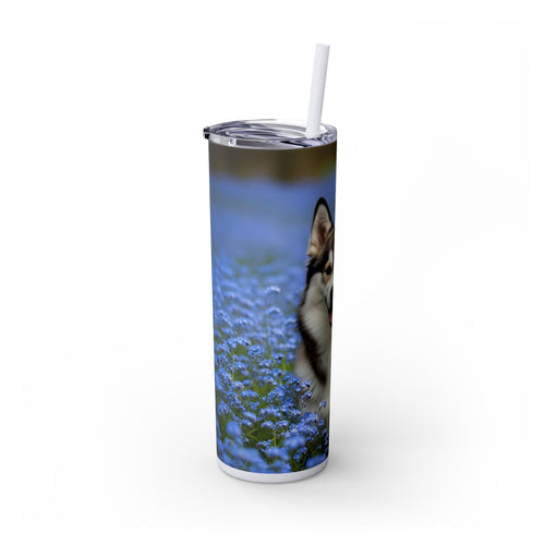 Skinny Tumbler with Straw – 20 oz Stainless Steel Cup