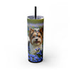 Skinny Tumbler with Straw – 20 oz Stainless Steel Cup