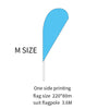 Custom Water Drop Flag Feather Flag Advertisement