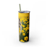 Skinny Tumbler with Straw – 20 oz Stainless Steel Cup