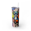 Skinny Tumbler with Straw – 20 oz Stainless Steel Cup