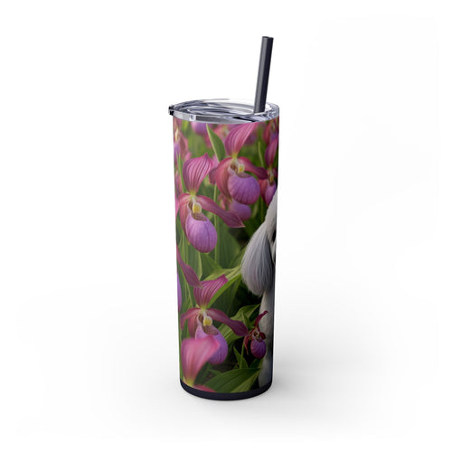 Skinny Tumbler with Straw – 20 oz Stainless Steel Cup