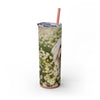 Skinny Tumbler with Straw – 20 oz Stainless Steel Cup