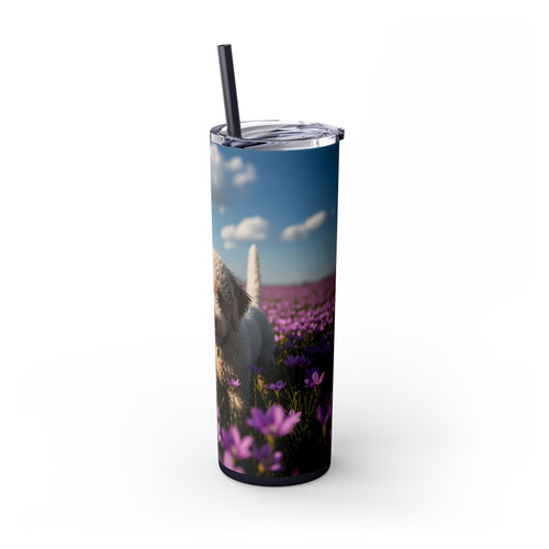 Skinny Tumbler with Straw – 20 oz Stainless Steel Cup