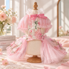Handmade Butterfly Tulle Pet Dress Pink Yellow