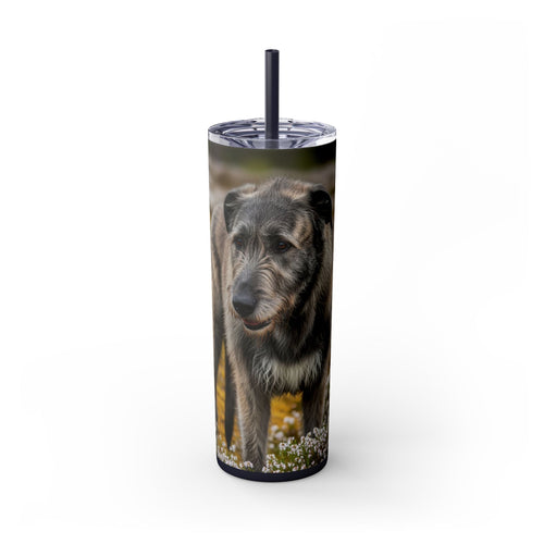 Skinny Tumbler with Straw – 20 oz Stainless Steel Cup