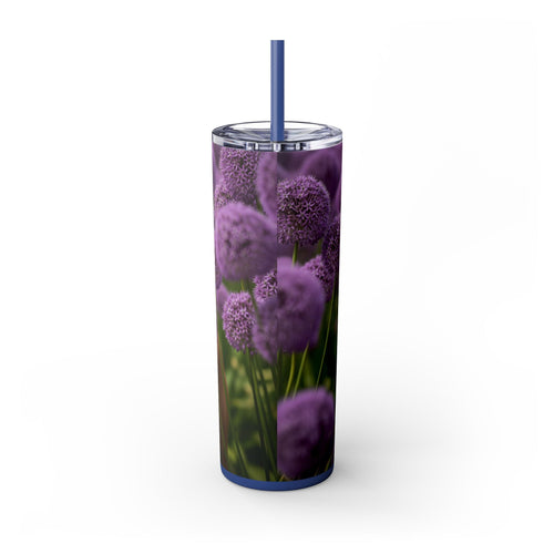 Skinny Tumbler with Straw – 20 oz Stainless Steel Cup