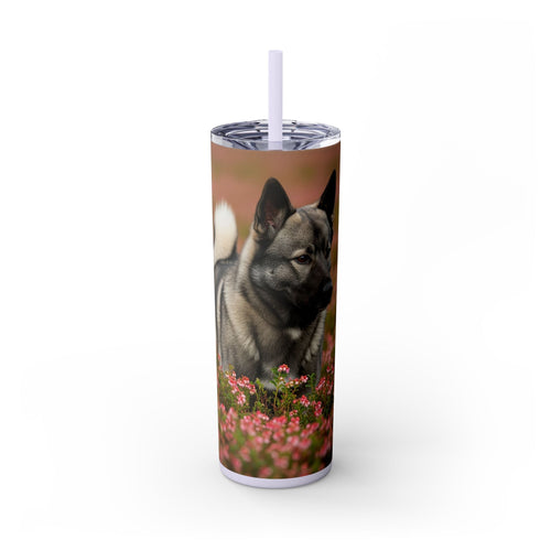 Skinny Tumbler with Straw – 20 oz Stainless Steel Cup