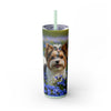 Skinny Tumbler with Straw – 20 oz Stainless Steel Cup