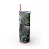 Skinny Tumbler with Straw – 20 oz Stainless Steel Cup