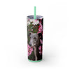 Skinny Tumbler with Straw – 20 oz Stainless Steel Cup