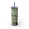 Skinny Tumbler with Straw – 20 oz Stainless Steel Cup