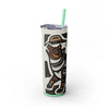 Skinny Tumbler with Straw – 20 oz Stainless Steel Cup