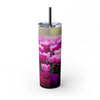 Skinny Tumbler with Straw – 20 oz Stainless Steel Cup