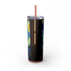 Skinny Tumbler with Straw – 20 oz Stainless Steel Cup