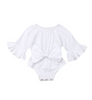 Bow long sleeve suit
