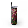 Skinny Tumbler with Straw – 20 oz Stainless Steel Cup