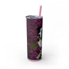 Skinny Tumbler with Straw – 20 oz Stainless Steel Cup