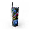 Skinny Tumbler with Straw – 20 oz Stainless Steel Cup