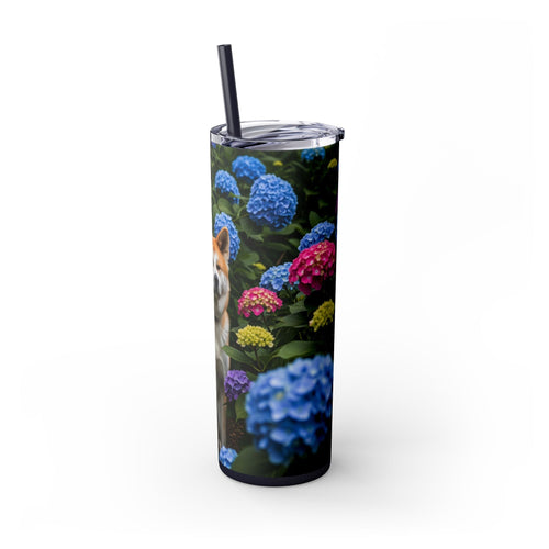 Skinny Tumbler with Straw – 20 oz Stainless Steel Cup