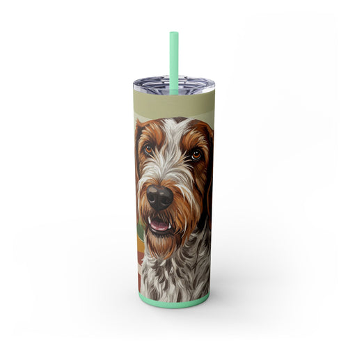 Skinny Tumbler with Straw – 20 oz Stainless Steel Cup