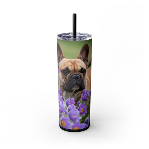 Skinny Tumbler with Straw – 20 oz Stainless Steel Cup