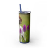 Skinny Tumbler with Straw – 20 oz Stainless Steel Cup