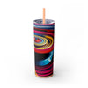 Skinny Tumbler with Straw – 20 oz Stainless Steel Cup