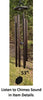 Amish Handmade Wind Chimes 37”–53” – Deep Tone Aluminum Outdoor Chimes