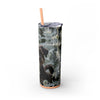 Skinny Tumbler with Straw – 20 oz Stainless Steel Cup
